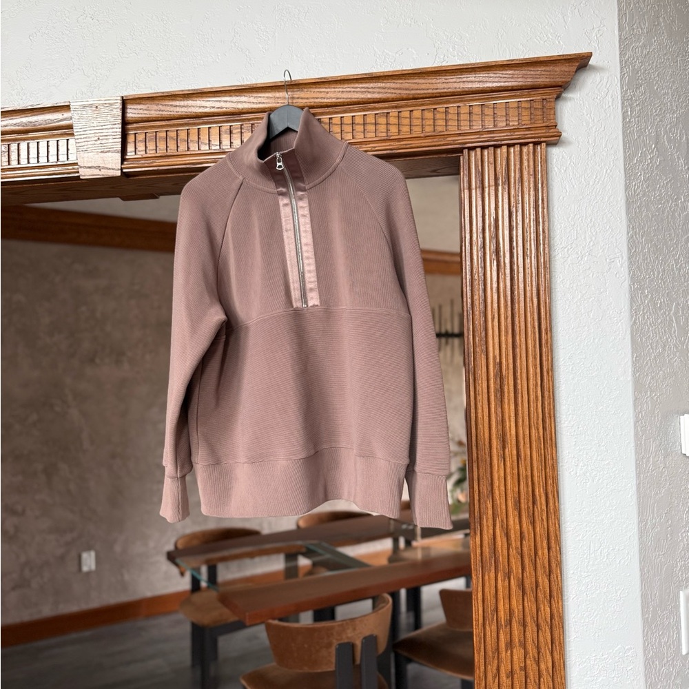 Varley Brown Half-Zip Pullover - image 2